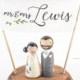 Mr and Mrs Cake Topper - Last Name Cake Topper - newlywed gift, Custom Wedding Cake Topper -  Personalized Monogram Cake Topper - mr and mrs