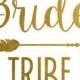 Gold Bride Tribe Temporary Tattoos