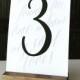 Table number holder, wood sign holder, menu holder, wood table number, wood card holder