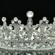 Chic Swarovski Crystal Flower Bud Tiara Crown Wedding Bridesmaid Jewelry SHA8643