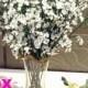 10 pcs White Gypsophila Artificial Silk Flowers Wedding Party Home Garden Plants