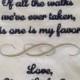 Father Handkerchief - Embroider handkerchief wedding - dad wedding handkerchief - personalize handkerchief