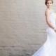 H1634 Beautiful illusion lace mermaid wedding dress with straps