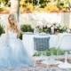 Modern Rose Quartz, Serenity And Yellow Outdoor Wedding Shoot - Weddingomania