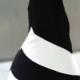 Black White Chiffon Stripe Sleeveless Maxi Casual Dress