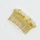 Wedding Hair Comb - bride hair accessories, beaded bride hair clip, elegant wedding hair accessories, rhinestone hair comb