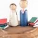 Book Themed Wedding - book cake toppers - book themed - book pages - vintage wedding - storybook wedding - vintage wedding cake topper