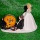 LSU Tigers Football Groom Cake Fun but Cute Wedding Topper- College Sports University Fans-1