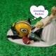 Green Bay Packers Football Fan Sports Bride Dragging Blonde Hair Groom Fun Wedding Cake Topper- Funny Weddings Mr Love Mrs- NFL