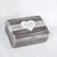 Wedding Ring Box Rustic Ring Bearer Box Heart Proposal Ring Box Wooden Engagement Ring Box