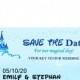 Disney World Room Key Inspired Wedding Save the Date Card Template **(For PERSONAL USE ONLY)