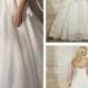 Strapless Semi Sweetheart Lace Ball Gown Wedding Dresses