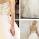 Gorgeous Sweetheart Beaded Bodice Ball Gown Wedding Dresses