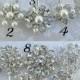 Bridesmaids hair accessory, pearl crystal hair pin,  bobby pin, Wedding hair clip, bridesmaids gift, Bridal Hair slides
