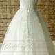 Lace Appique Flower Girl Dress Sequined Beaded Floor Length