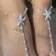Crystal Rhinestone Starfish Foot Jewelry Wedding Starfish Barefoot Sandal Bridesmaid Gift Starfish Jewelry