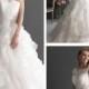 Sweetheart Lace and Satin Strapless A-line Wedding Gown