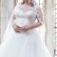 Vintage Plus Size Wedding Dresses 2016 Tulle Cheap Sheer A Line Scoop Cap Sleeves Wedding Ball Sweep Train Lace Up Back Lace Bridal Gowns Online with $105.16/Piece on Hjklp88's Store 