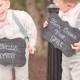 Ring Bearers Holding Signs