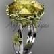14kt  2 - tone gold  floral, leaf and vine "Basket of Love" ring  ADLR176 nature inspired jewelry