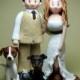 DEPOSIT - Country Barn Outdoor Rustic Wedding Cake Topper