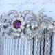 Amethyst Hair Comb,Swarovski Purple Bridal Jewelry,Purple Bridal Hair Accessories,Purple Bridal,Purple Bridal Earrings,Purple Bridal Bouquet