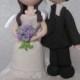 Personalized wedding cake topper, custom wedding cake topper, romantic cake topper