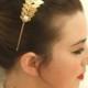 Leaf Crown, Gold Leaf Headband ,Wedding Bridal Headpiece, Bridal Hair Vine, Wedding Hair Accessories , Brides Headpieces, Wedding Headband