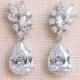Crystal Bridal earrings Wedding jewelry Crystal Wedding earrings Bridal jewelry, Tegan Bridal Earrings