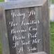 Rustic Wedding Sign No Seating Plan Old Barn Wood NEW 2014 Design by Morgann Hill Designs