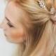 Leaf Hair Pins/ Swarovski Crystal Hair Pins/ Hair Pins/ Bridal Hair Accessories/ Wedding Hair Accessories/ Bridal hair pin