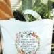 Scripture Tote Bag-Cotton Canvas Tote Bag-Watercolor Flower Tote-Flower Wreath Tote Bag-Proverbs 31:25 Tote