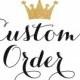 Your custom topper Custom Wedding Cake Toppers