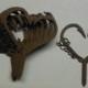 Wedding CupCake Topper's .. Set of 10 Hook & Antler with Love ..  3.25" Wide x 2.5" Tall with a 1.5" Spike .. #39 in this collection