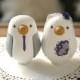 Wedding Cake Topper - Medium Love Birds