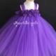 Purple flower girl tutu dress wedding dress grape purple dress tulle dress Junior Bridesmaid Dress 1T2T3T4T5T6T7T8T9T