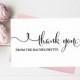 Wedding Thank you cards. Thank you from the Bachelorette cards. Bachelorette Thank you cards. Thank you from the soon to be Mrs. Cute CArds