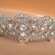 Royal  Rhinestone Tiara, Crystal Crown, Swirling bridal headpiece