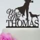 Bride And Groom Cake Topper With Last Name,Couple Silhouette,Wedding Cake Topper,Custom Cake Topper,Mr And Mrs Cake Topper C094