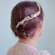 Seashell headpiece, Beach wedding hair accessories, Bridal headband, Seashell crown, Starfish comb - SIRENE