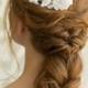 Bridal Lace Hair Comb, Wedding Lace Headpiece, wedding hair accessories, Bridal Hair Comb, Lace Wedding Hair Comb, Vintage Lace  Hair Comb
