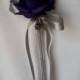 Purple, Bridesmaid bouquet, Wand, Wand bouquet