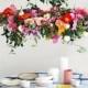 Tutorial: Make A Hanging Flower Chandelier For Your Next Party
