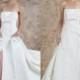 Modest 2016 Stain Strapless A Line Wedding Dresses Vestido De Novia Sexy Split Side Front Button Train Bridal Gowns By Sareh Nouri Custom Online with $112.12/Piece on Hjklp88's Store 