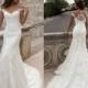 Newest 2016 Full Lace Wedding Dresses Sheer Neck Cap Sleeve Mermaid Wedding Gowns Sweep Train Milla Nova Applique Long Bridal Dress Online with $111.35/Piece on Hjklp88's Store 