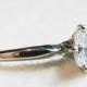 Engagement Ring Oval Diamond Ring 14k Ring Vintage Engagement Ring Solitaire Engagement Ring Vintage Ring Diamond 14K Wedding