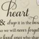 Please sign a heart and drop it in the box 8x10 Wedding Sign, Decoration Sign, Wedding Decor