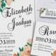 Country Wedding Invitations, Printable Peach Summer Wedding Invitation, Spring Floral Wedding Invites, Calligraphy, Rustic, Boho, Peonies,