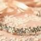 Lovely Crystal and Pearl Bridal Headband, Star Tiara, Rhinestone Bridal Crown, Wedding Headpiece