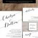 Printable Wedding Invitation Suite - the Chloe Collection